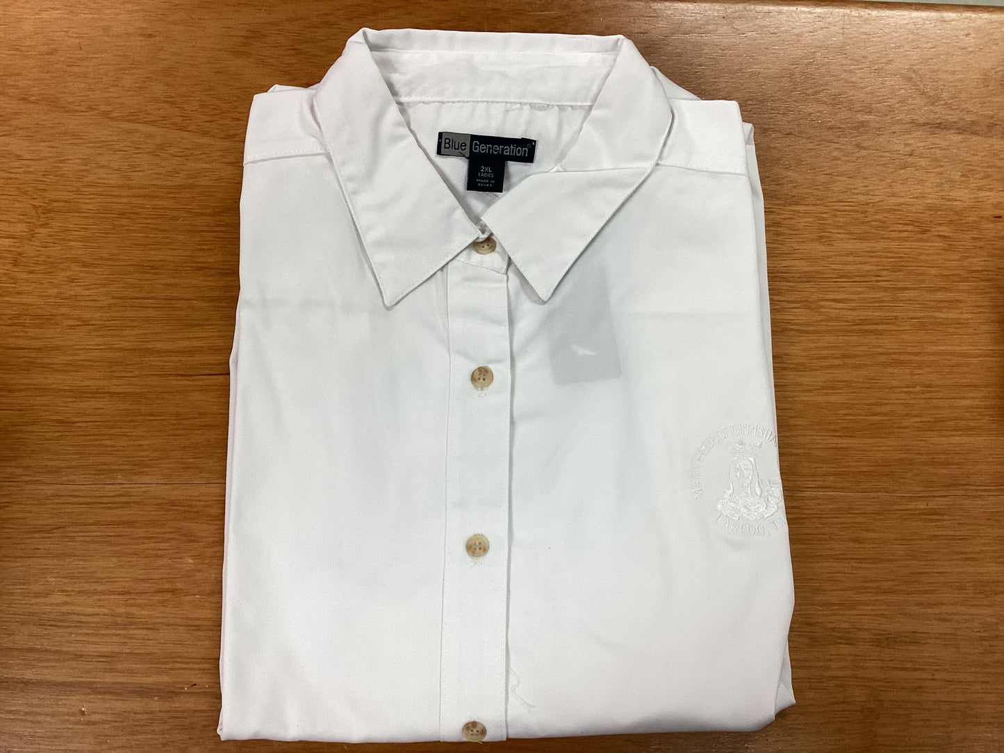 MHCS staff shirt - white
