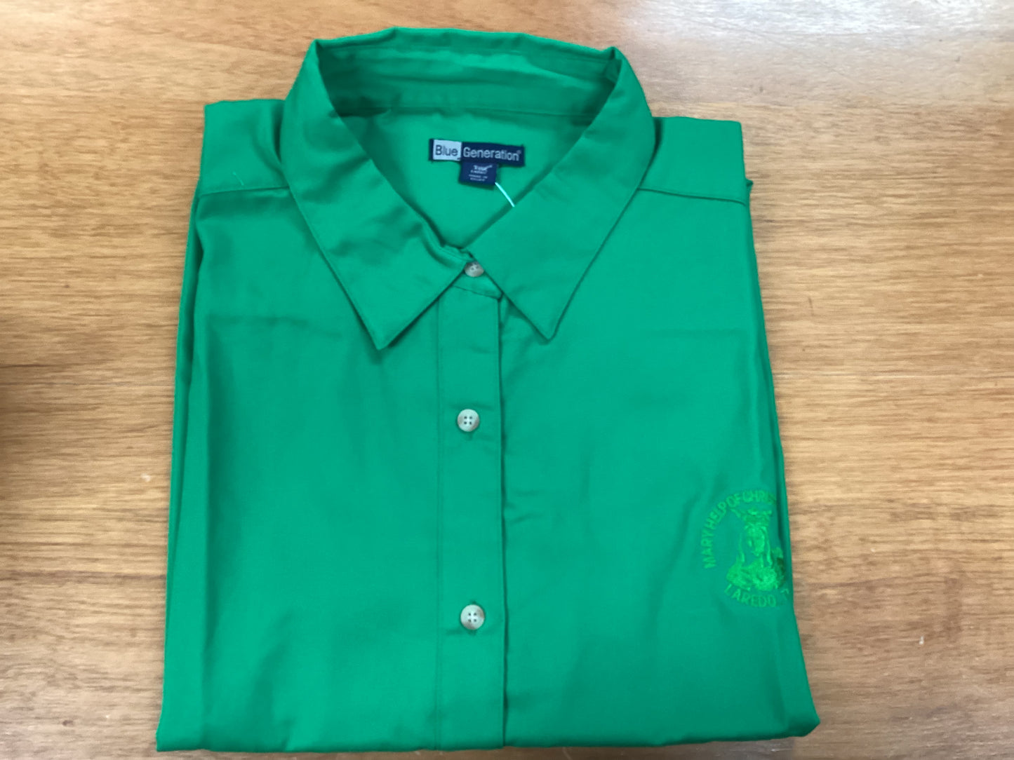 MHCS staff shirt - green